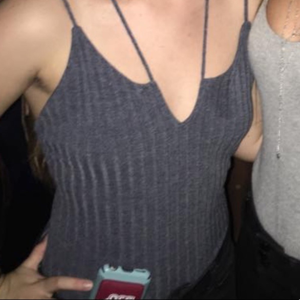 Grey bodysuit